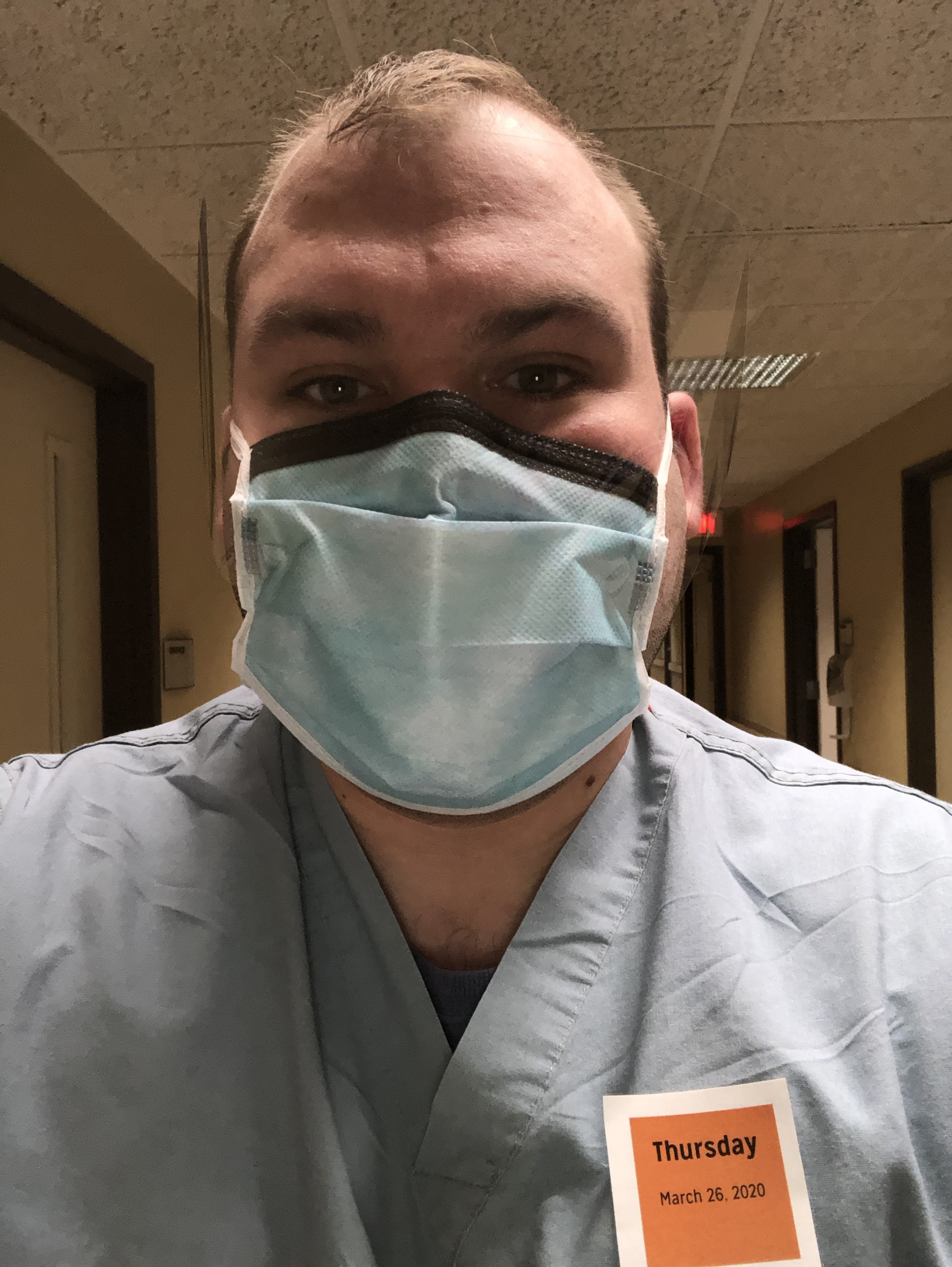 John Vercher during healthcare infection control work